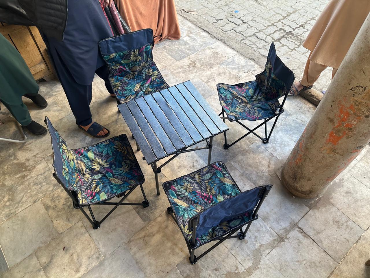 The Portable Folding Chair and Table Set | Camping chair And Table