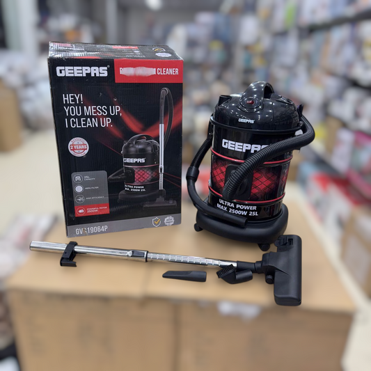 Geepas 19064 2-in-1 vacuum cleaner and blower 25L