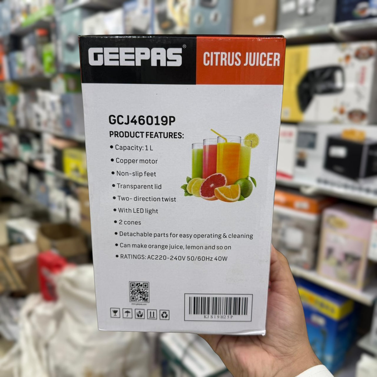 Geepas Citrus Juicer 46019