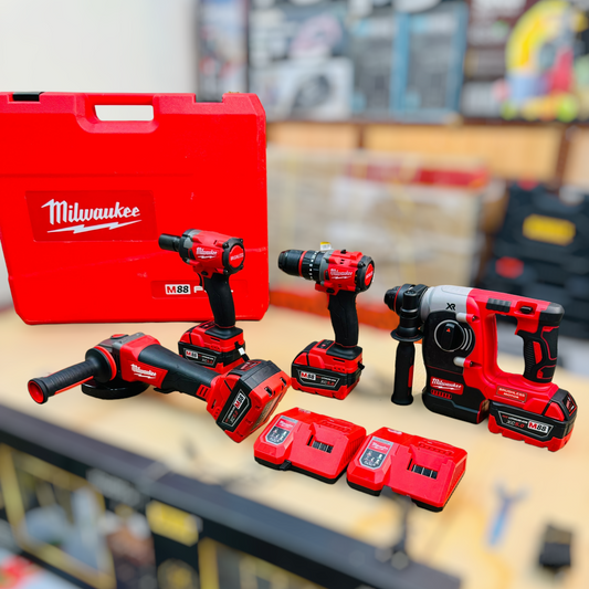 MILWAUKEE 4 in 1 drill machine set tool kit set
